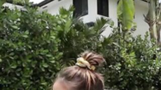 Natalie Roush pussy lips yellow bikini