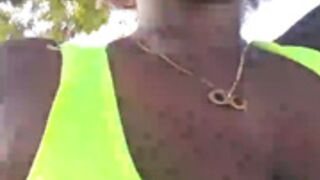 Freebie.  Peeing outside