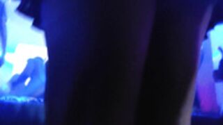 Nightclub sluts upskirt