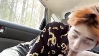 Lacypet fuck stranger in car