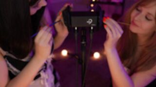 Valeriya ASMR - 2 Maids will clean your ears