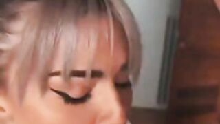 Kris blowjob Facial