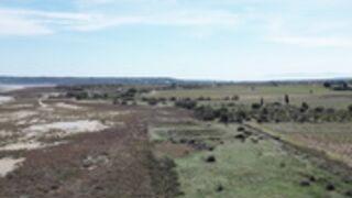 Nous deux à poil vu depuis un drone.