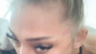 EX OLympic gymnast Ashton gives medal winning BJ