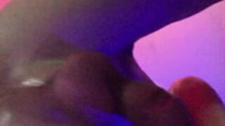 hottest tgirl fucks dildo on her mirror