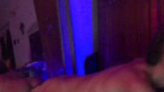 hottest tgirl fucks dildo on her mirror