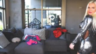 Tara Babcock strips nude talking filthy