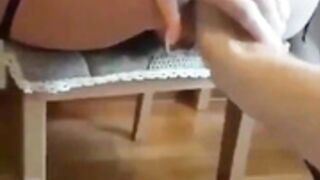 Fisting casero con squirt