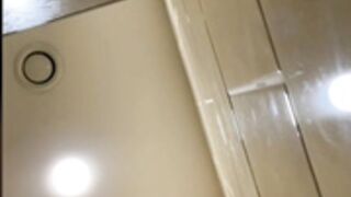 AngelinaTeller Pussy Fingering In Public Bathroom