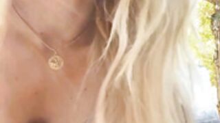 russian couple naked in public park