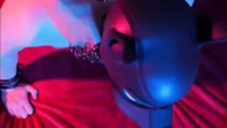 Trans pup pounded hard