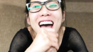 blowjob with a beautiful smile