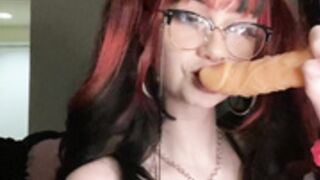 Goth GF Blowjob - Hexmami