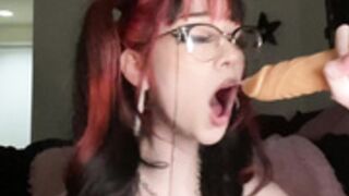 Goth GF Blowjob - Hexmami