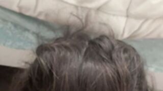 Sam Paige taking a facial