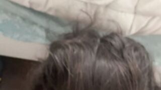 Sam Paige taking a facial