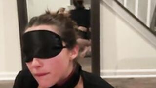 Skylar Blue Blindfolded