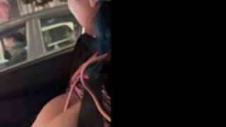 PerridotsPalmtree sucks her tit in public!