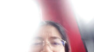 __valentina18 flashing on the bus