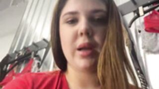 _babycherry jerks off her fat 18yo cunt in Galeria Spb