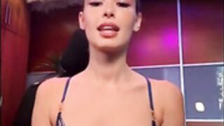 Elena Kamperi 7th September Topless Livestream