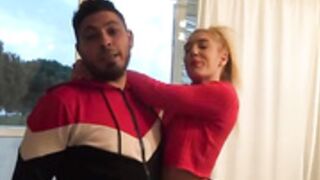 Swinger couple have their first threesome