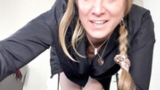 MarlingYoga - transparent panty and nip slip