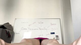MarlingYoga - transparent panty and nip slip