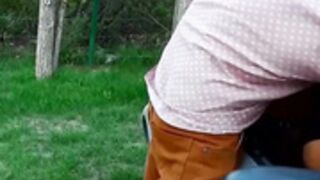 My Wife's First Dogging In Public Park with stranger