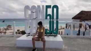 Mia Marin Cancun photoshoot