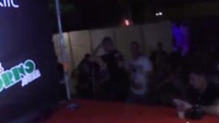 blonde blowbang some strangers on stage