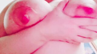 Marshmallow short clip 5 Liking her nipples
