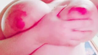Marshmallow short clip 5 Liking her nipples