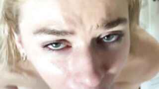 Halli and Lover bj facial