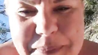 Swedish -  Milf let strangers cum over her in public