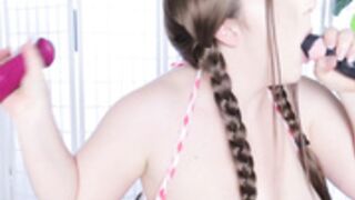 BuniBun - Farmgirl double horse blowjob