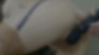 Bdsmlumi - Leashed & Cumming On Vibrator