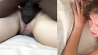 Hotwife looks into eyes of husband destroyed Huge BBC
