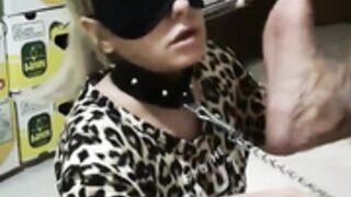 BDSM SLAVE FACE SLAP WITH FOOT