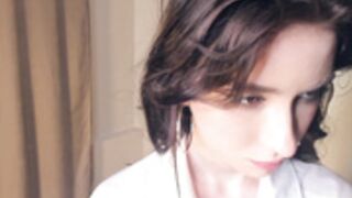 Dance_Kuduro white shirt no bra