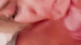 Norwegian Julia Nyland blowjob and facial