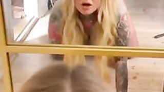 Danish Inked woman doggy