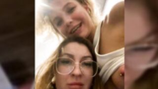 Teya_moon_  & Highway_pixie Striptease in Bar Restrooms