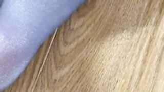 Nylon Bea playing with dildo