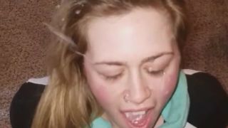 quick facial with shirt still on