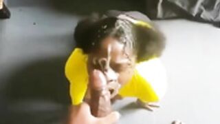 Darkskin dick eater (facial)