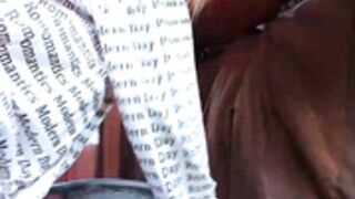 Anabel054  2020-06-05 cow wanks in a tent