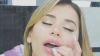 AlejandraRoa dirty talk and loud naked moaning