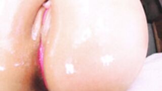 Gina savage oiled pussy rub