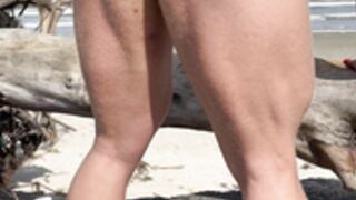 Carla FBB great ass and muscular legs